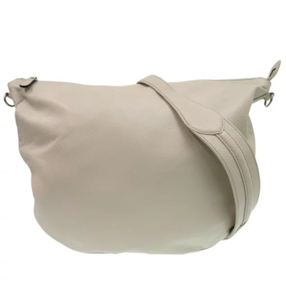 Gucci One Shoulder Hobo bag messenger Leather Ivory White